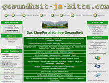 Tablet Screenshot of gesundheit-ja-bitte.com